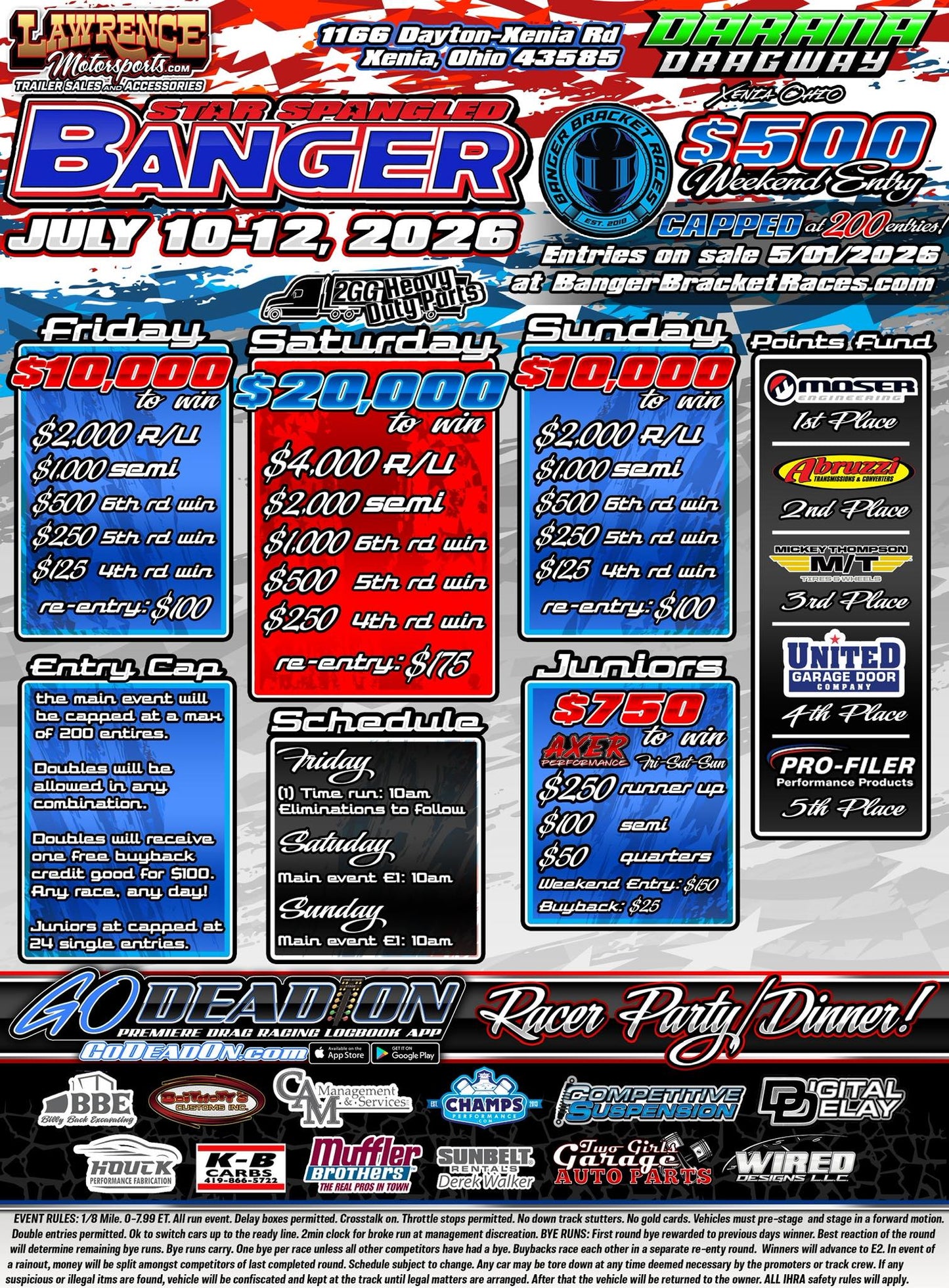 Junior Dragster - Weekend Entry - Star Spangled Banger